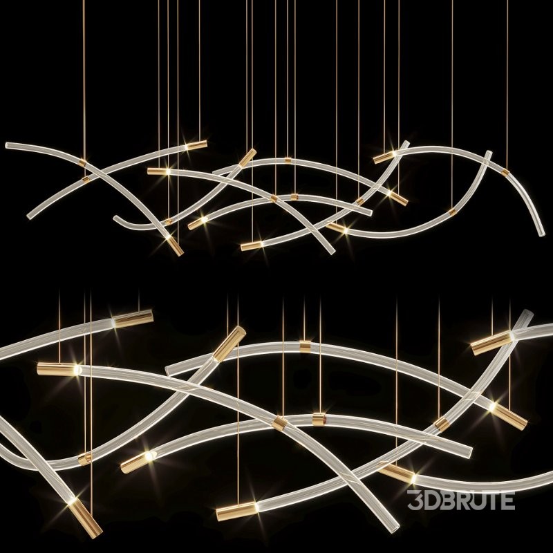 Bomma Flare 9 Light Chandelier Image 3