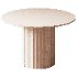 Modern Grand Swivel Dining Chairs and Magnus Round Wood Dining Table - Thumbnail 4