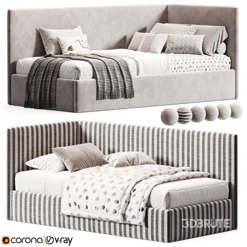 Corner bed BEATRICE by Mamoony Image 1