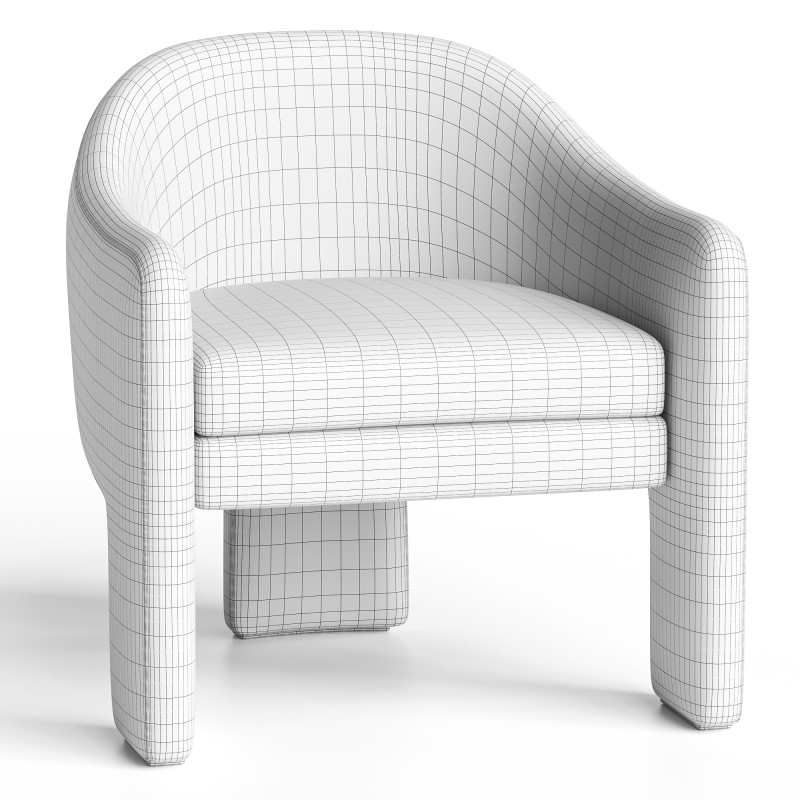 Italian_boucle_armchair Image 4