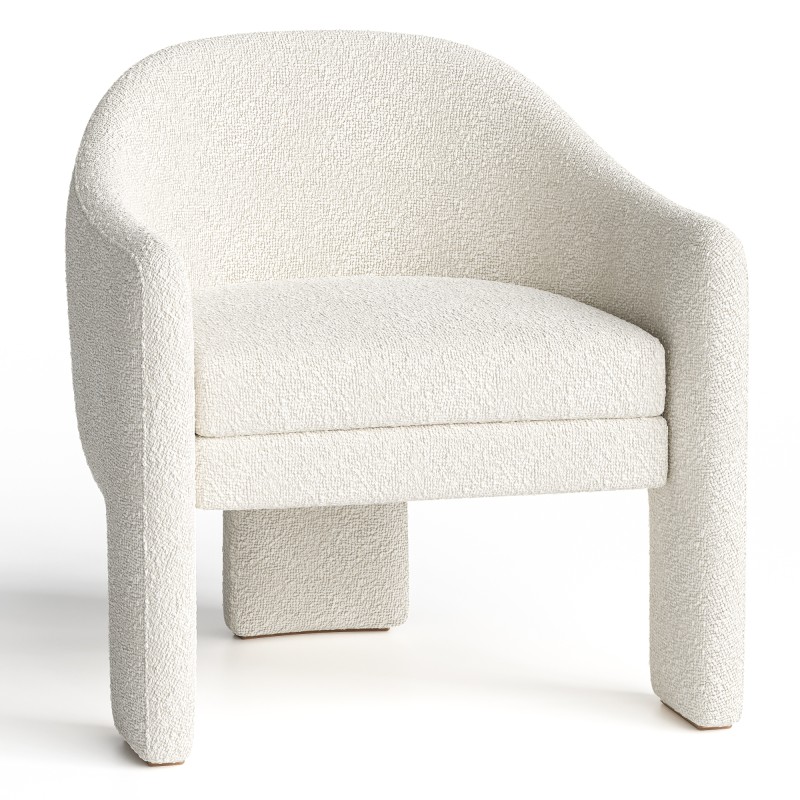 Italian_boucle_armchair Image 1
