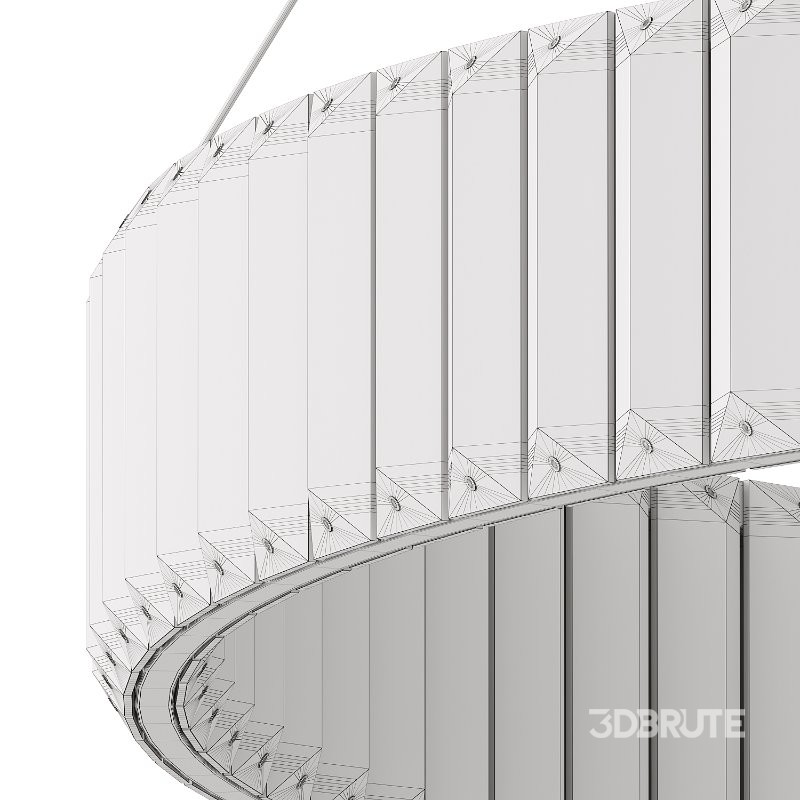 One Ring Crystal Chandelier Image 5