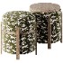 avito Velour convertible ottoman - Thumbnail 3