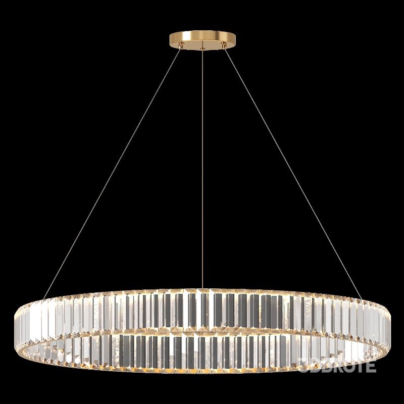 One Ring Crystal Chandelier Image 6