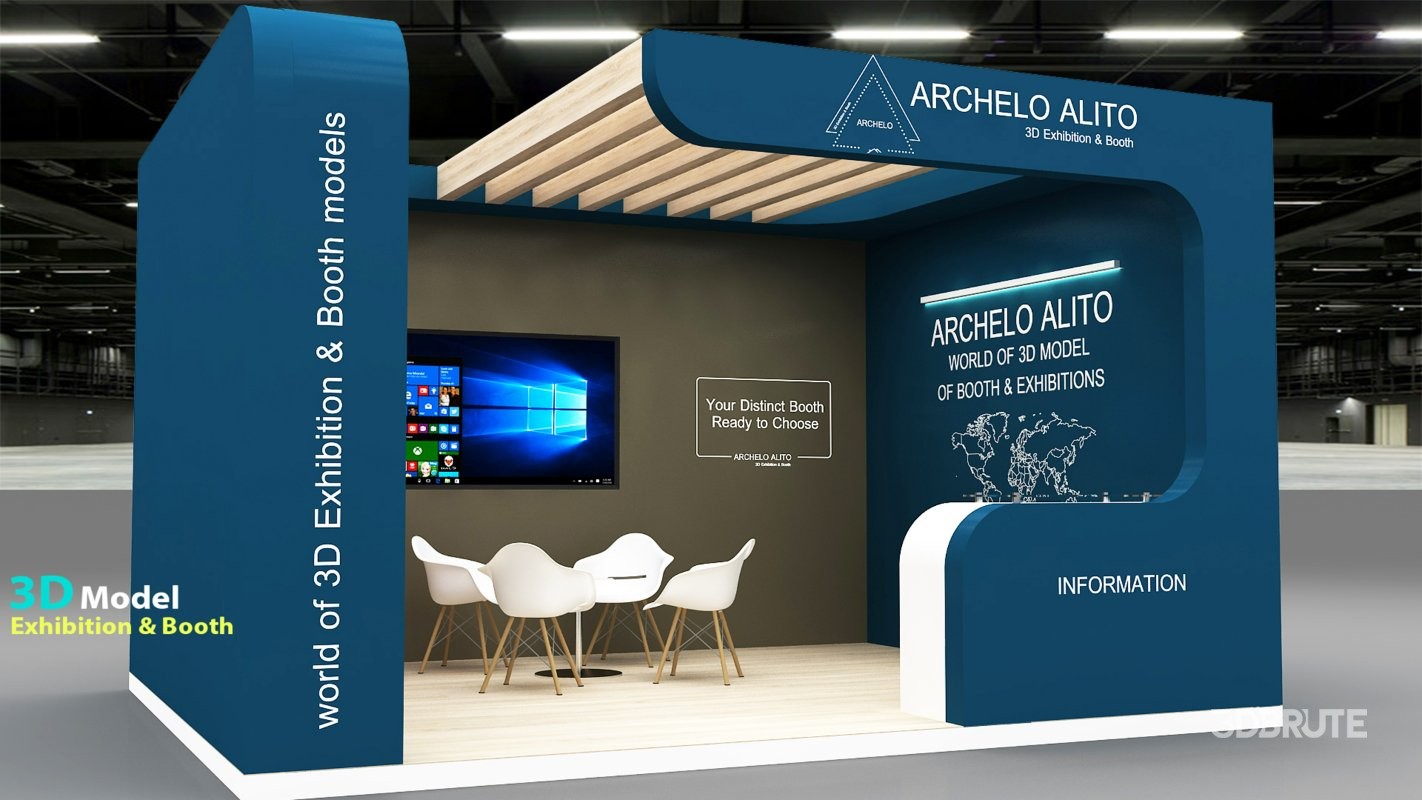 stall 3d model Image 6