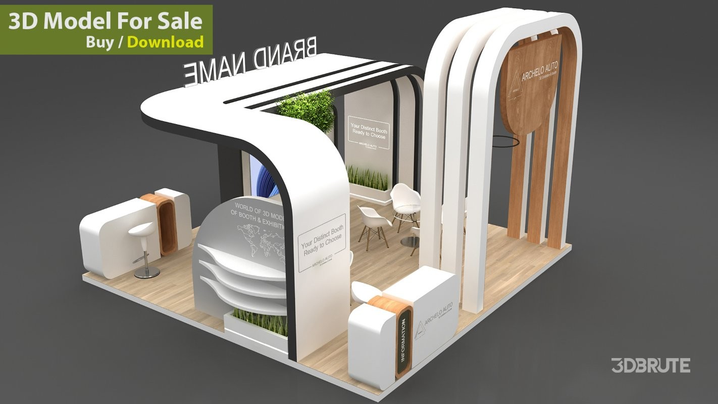 stand stall 3d Image 7