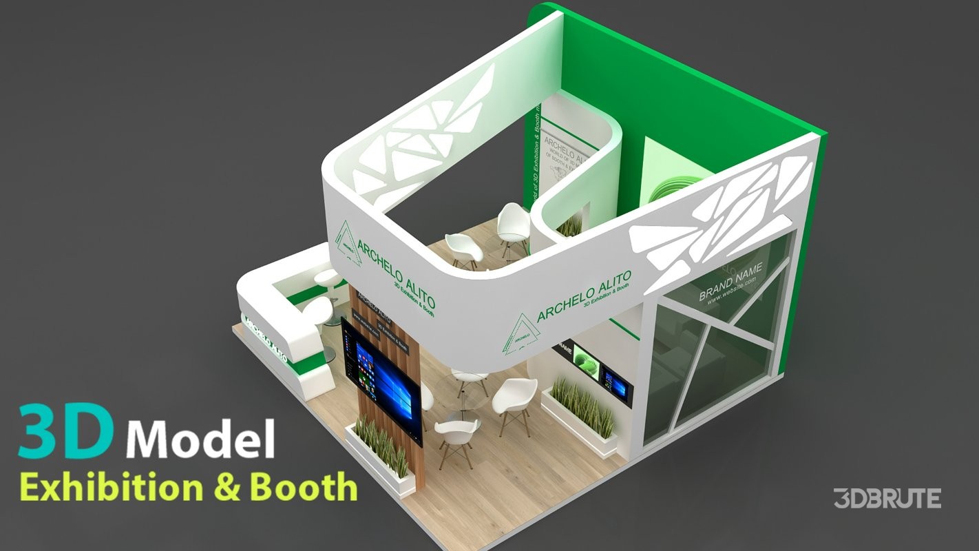 3d booth stall Image 7