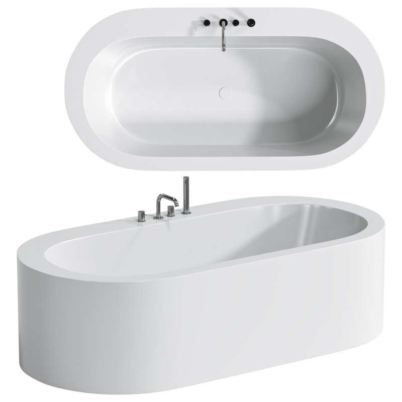 Free_standing_oval_bath_OLIVIA Image 1