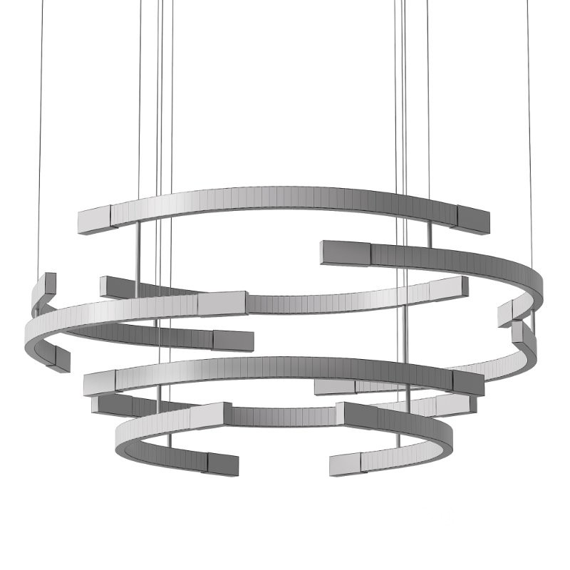 Trace Circular Halo Chandelier By CTO Lighting Image 4