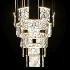 Designer Tile Chandelier For Foyer And High Ceiling Living Room - Thumbnail 3