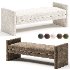 51.2 W Polyester Upholstered Bench - Thumbnail 3