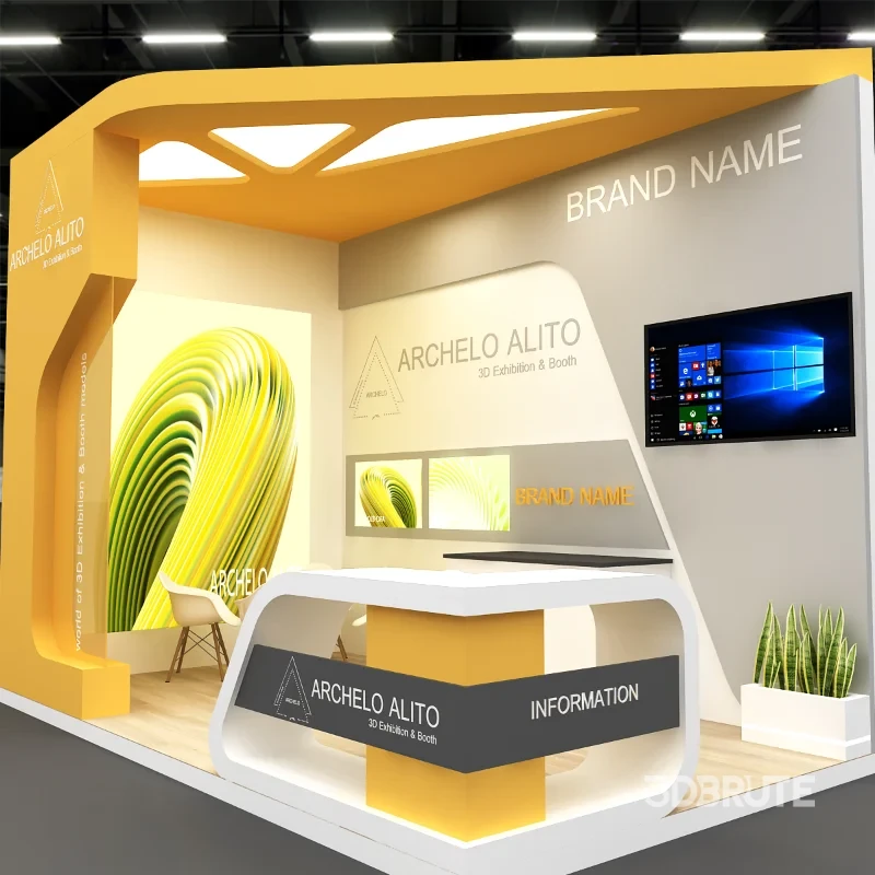 small booth stand Image 1