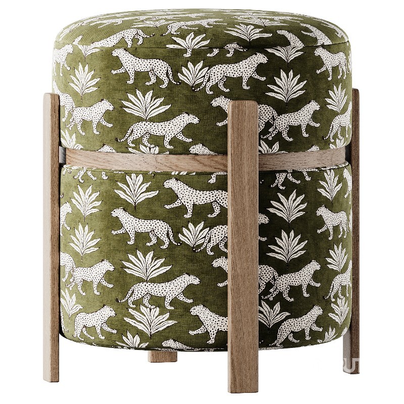 avito Velour convertible ottoman Image 1