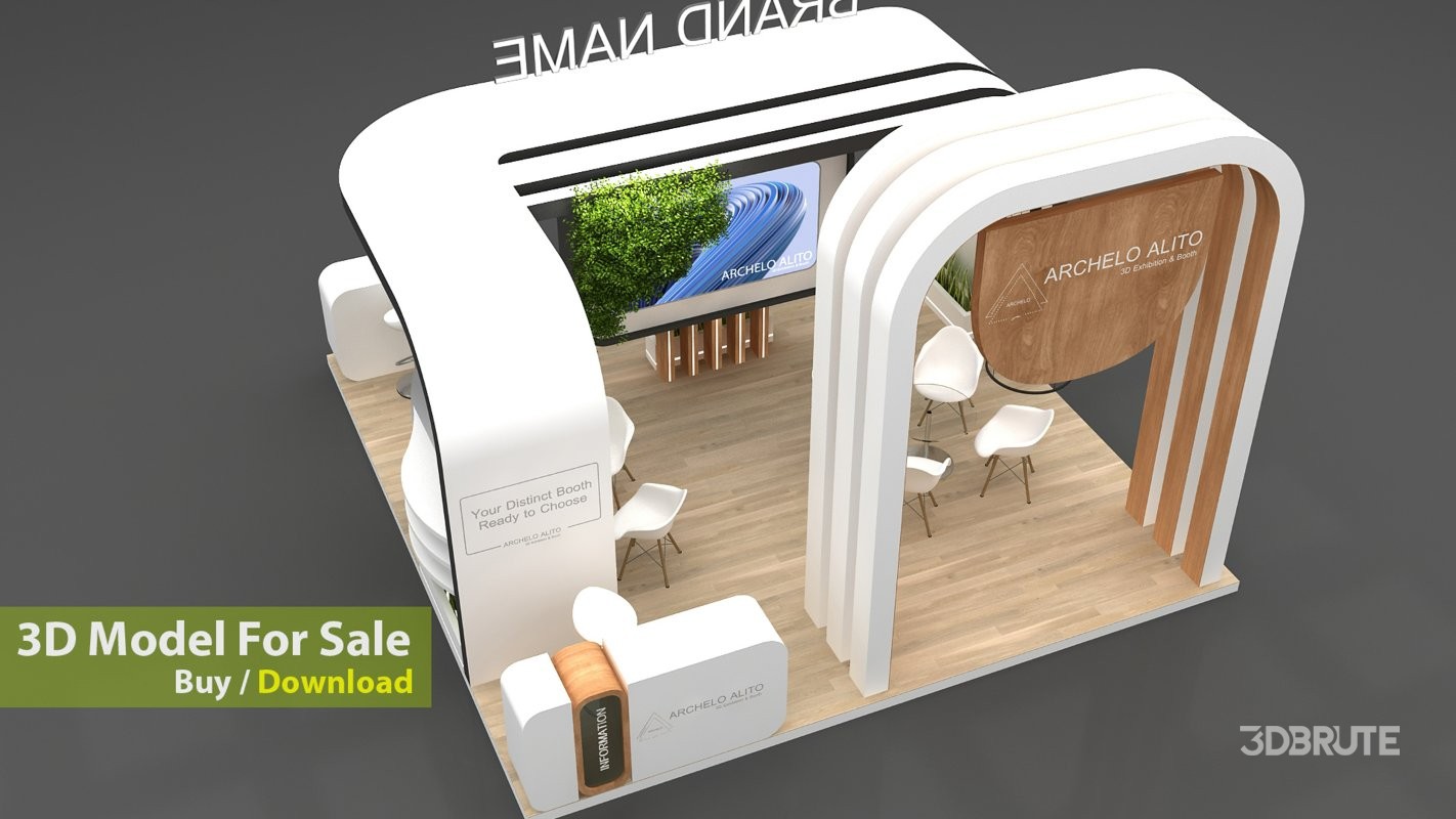 stand stall 3d Image 5