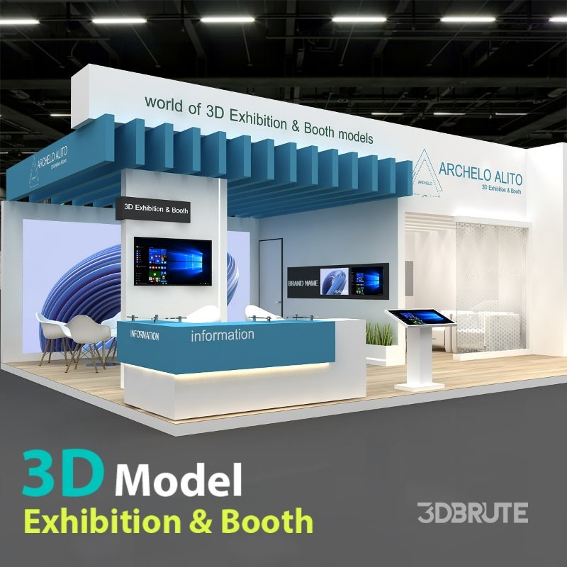 exhibition 3d model Image 5