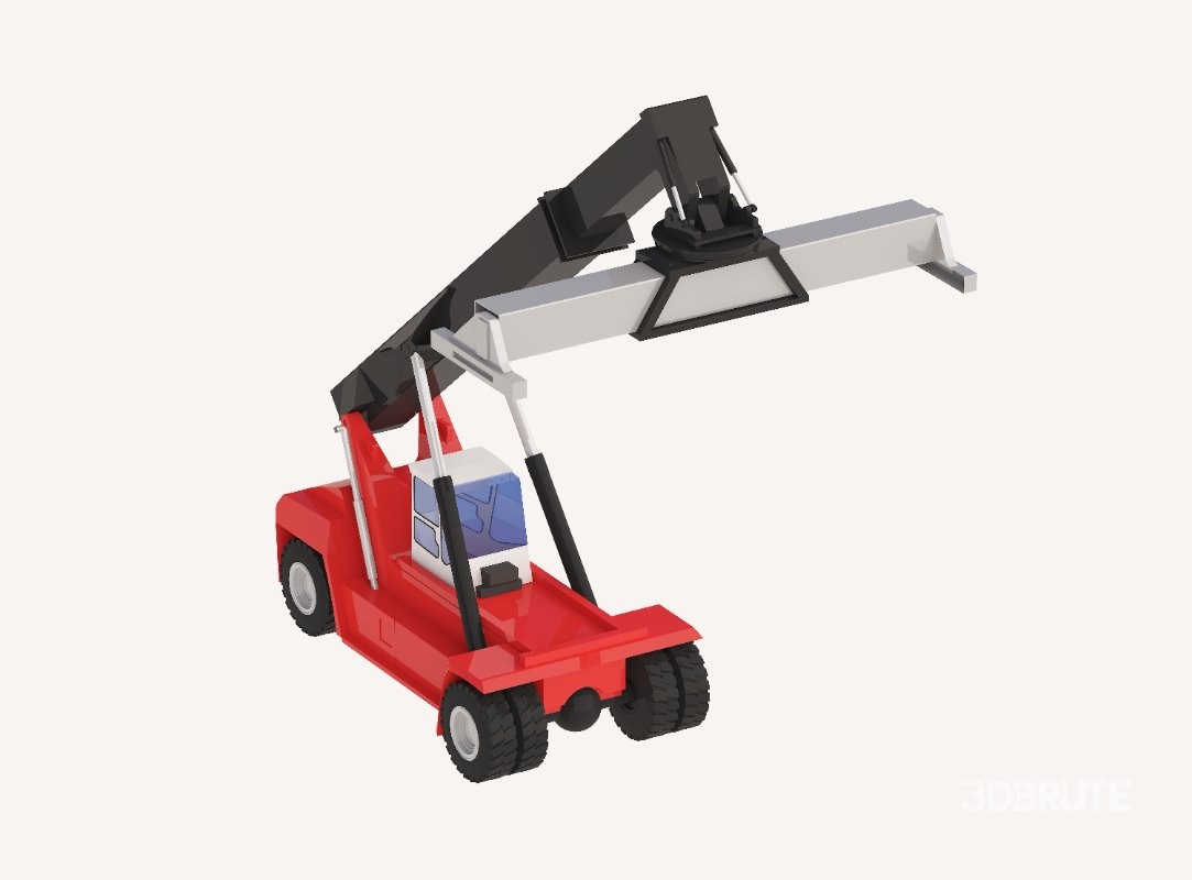 Container Reach Stacker DRT450 Simplified Image 6