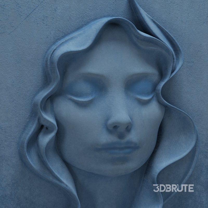 Girl_Face_Wall_Art Image 4