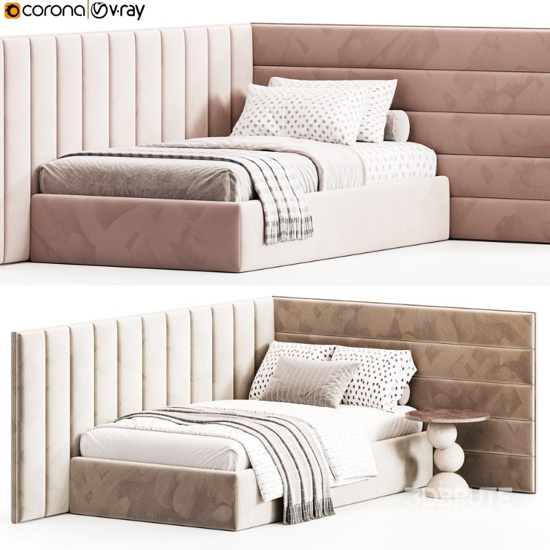 Corner bed Bonpari kids By Sensorsleep Image 4