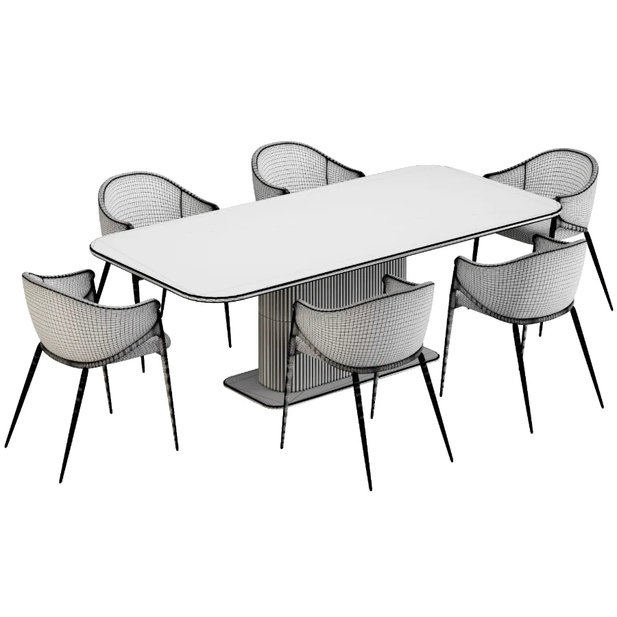 Dinning chair and table331 Image 5