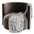 Brinkley Velvet Swivel Chair - Thumbnail 5