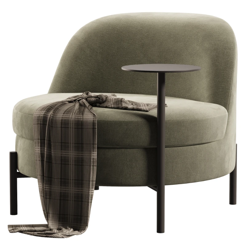 Mazie Accent Chair in Ivory Boucle Image 6