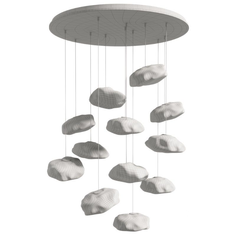 Bocci 73 random glass pendant light Image 3