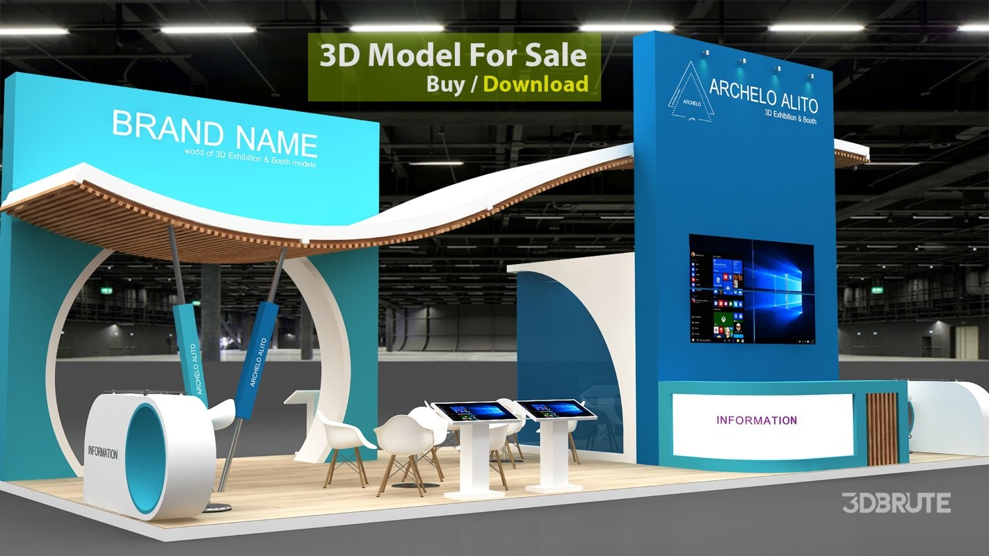 3d stall booth Image 3