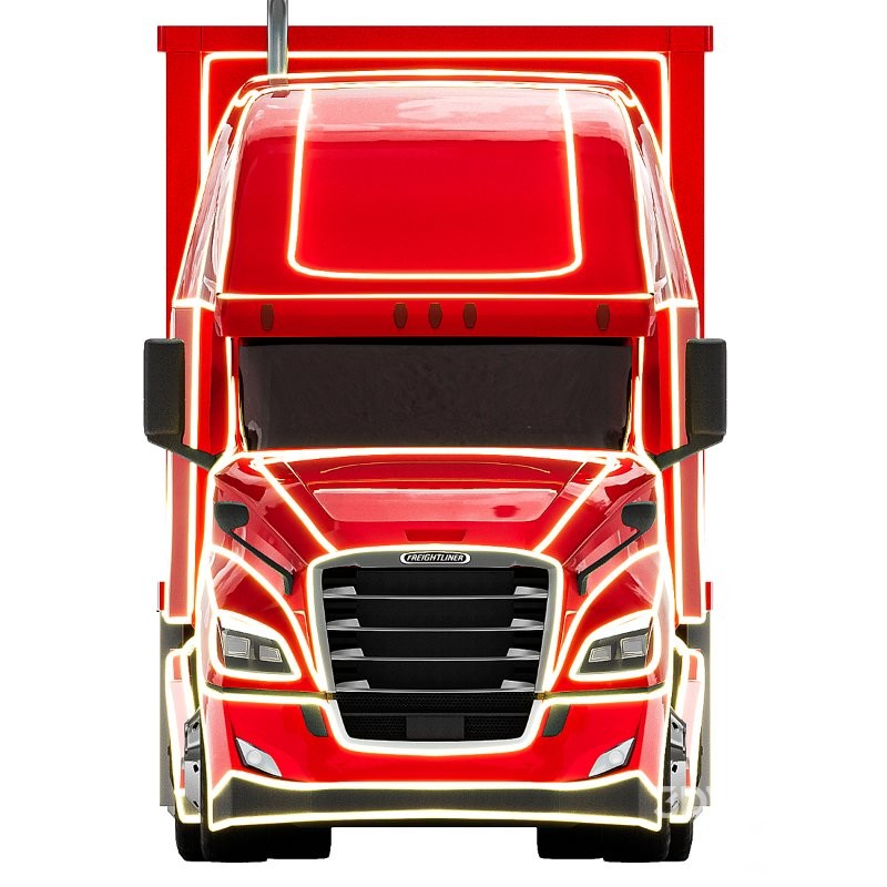 Freightliner Cascadia Santa Claus truck Image 5