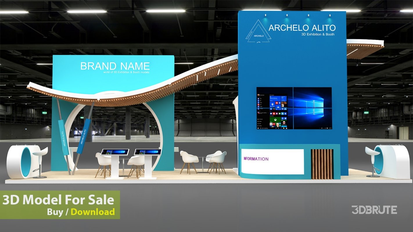 3d stall booth Image 7