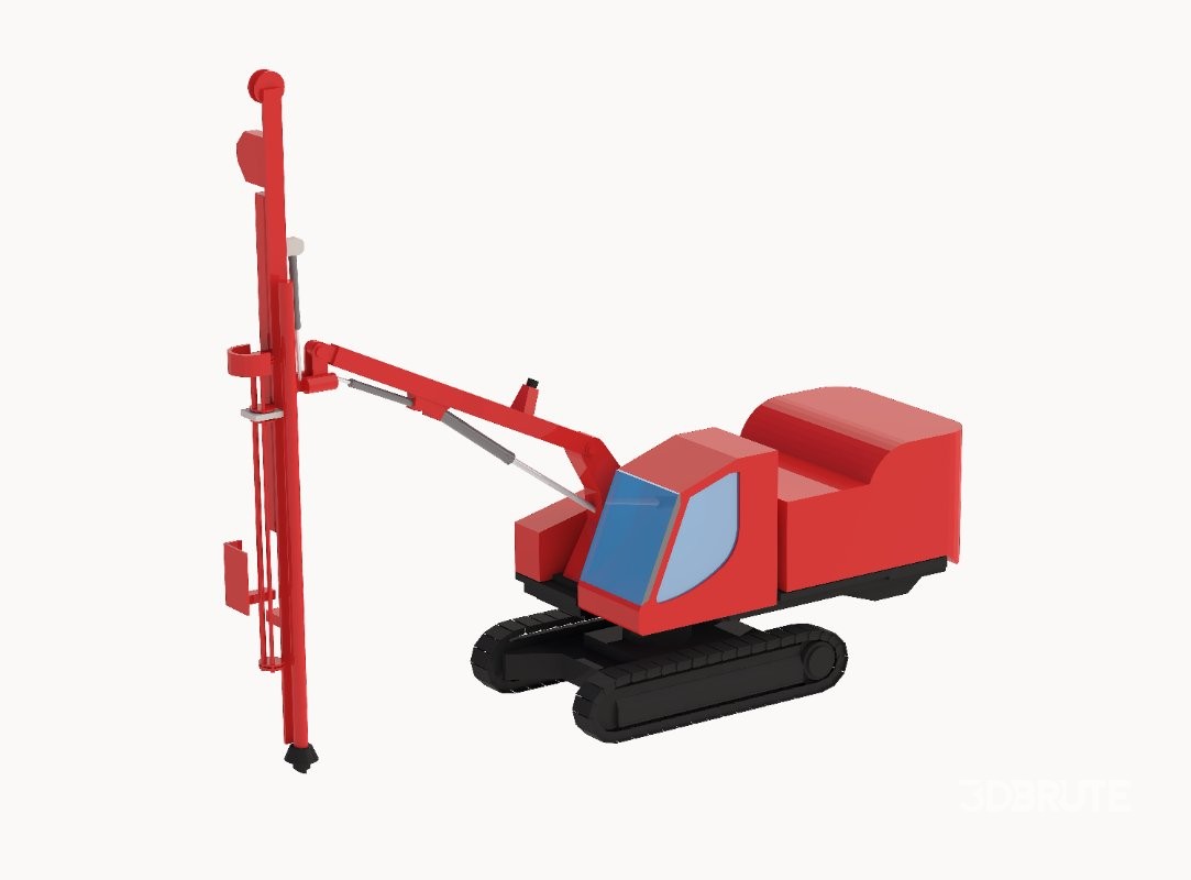 Drill Rig Construction DX780 Simplified Image 1