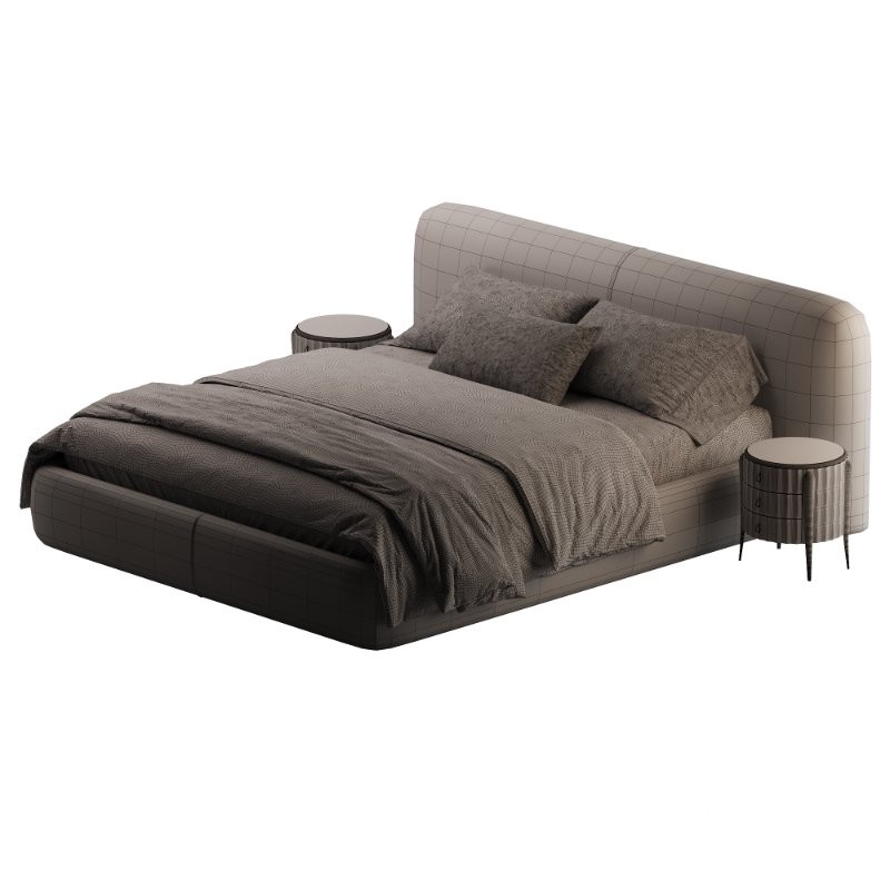 Curios Cocoa Upholstered King Image 5