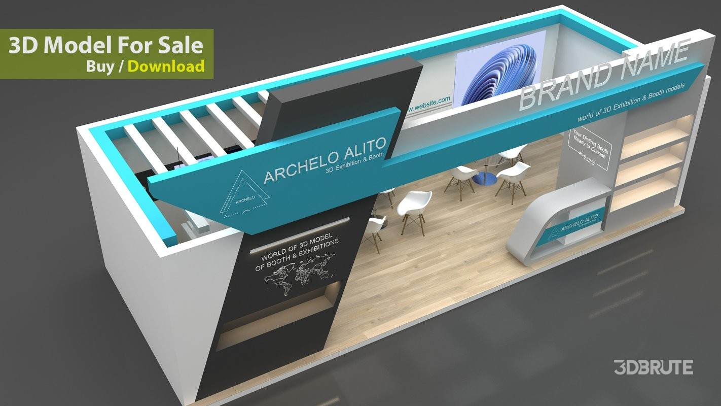 stall exhibition 3d Image 7