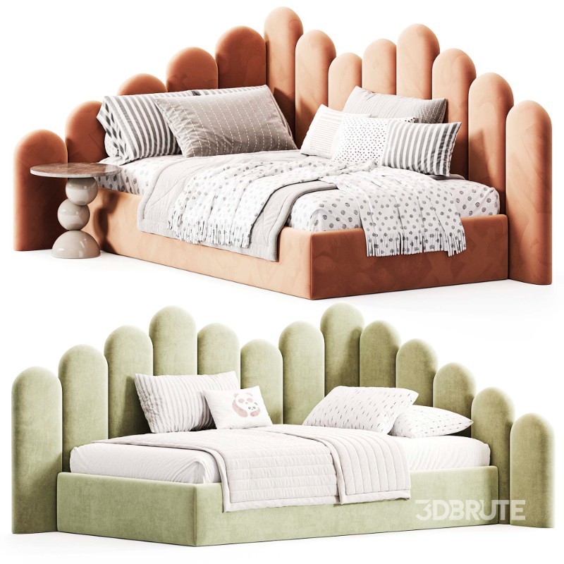 Corner bed Bambini kids multi level Image 3
