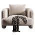 Caracole Overlap Dark Taupe Chair - Thumbnail 2