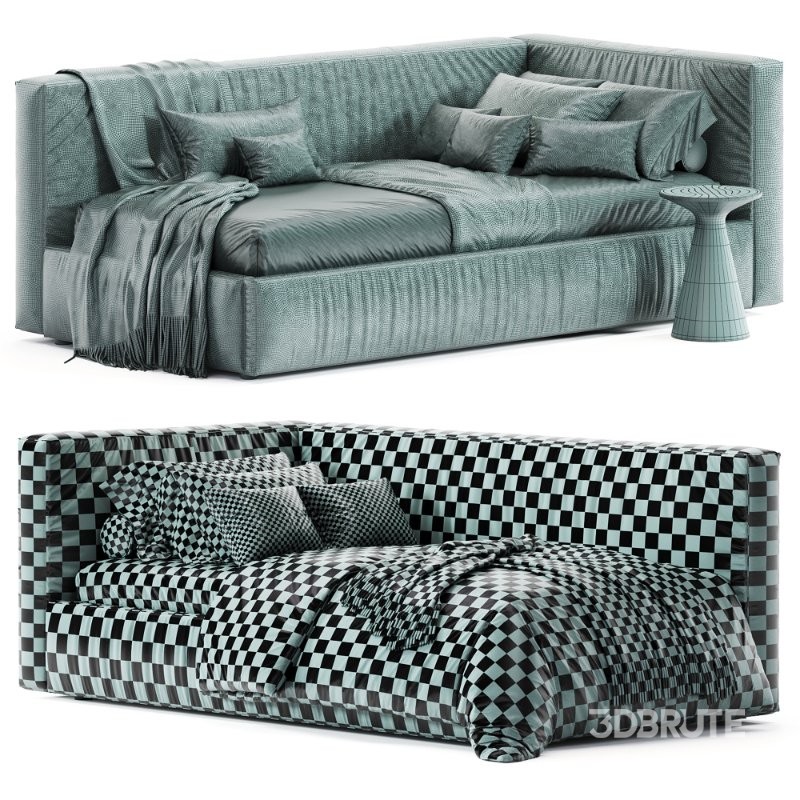 Corner Soft Bed MONA by Mamoony Image 4