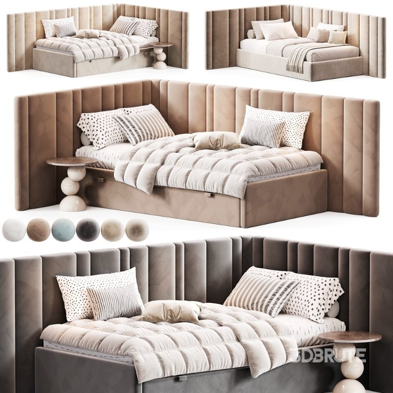 Corner bed Dandy design kids By Sensorsleep Image 5