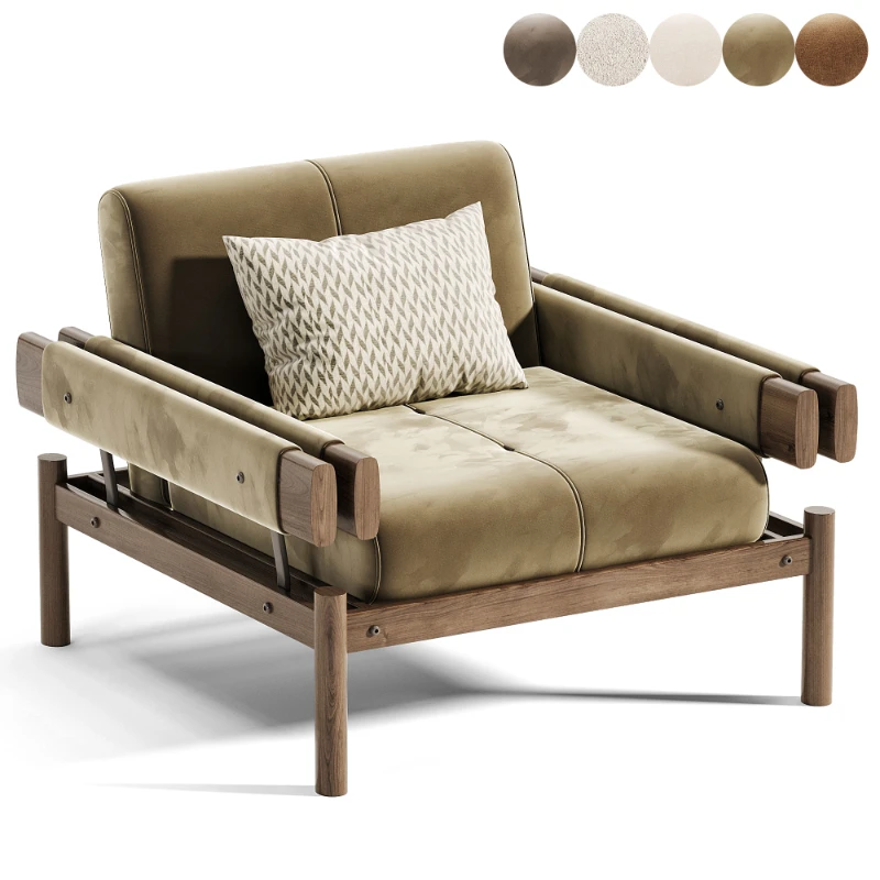 Pair of MP-19 armchair by Percival Lafer Image 1