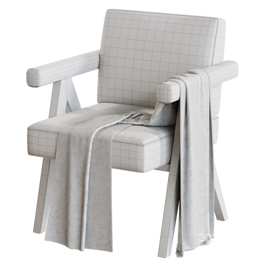 Jadie Mid Century Arm Chair Image 7