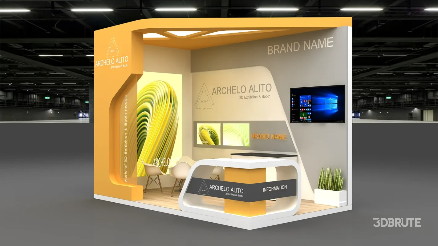 small booth stand Image 7