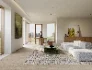 Modern living room and dining room interior scene - Thumbnail 1