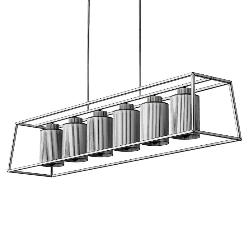 Rectangle Chandelier Image 3
