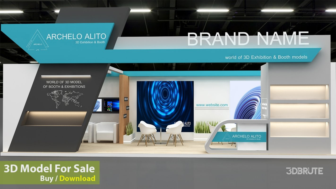 stall exhibition 3d Image 2