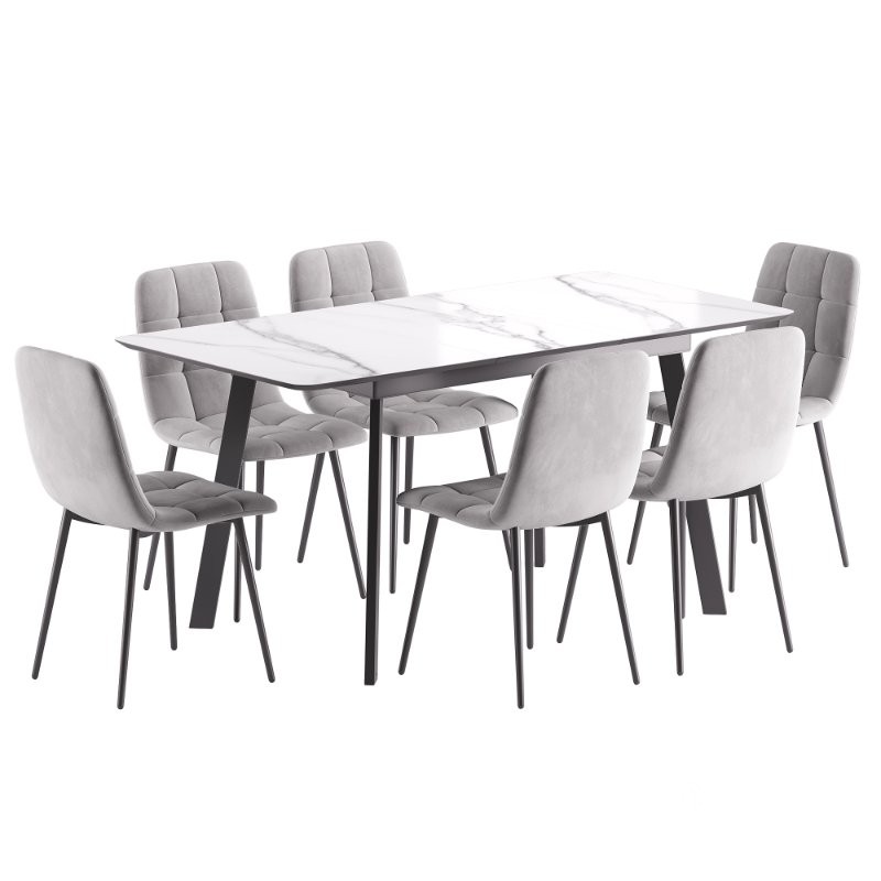 Oddi Dining Chair and Batu Dining Table Image 2