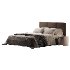 Bolsena 140×200 dark beige bed - Thumbnail 4
