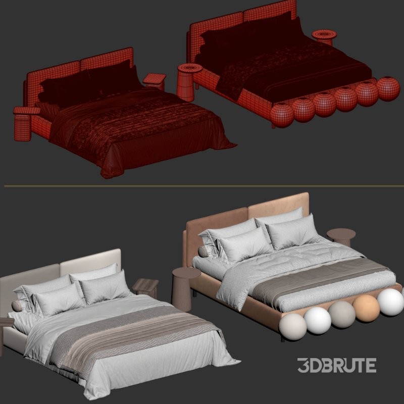 Frick Round Twils Bed by Miliashop Image 2