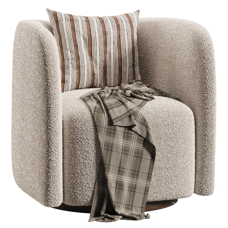 Swivel Lounge Chair Image 1