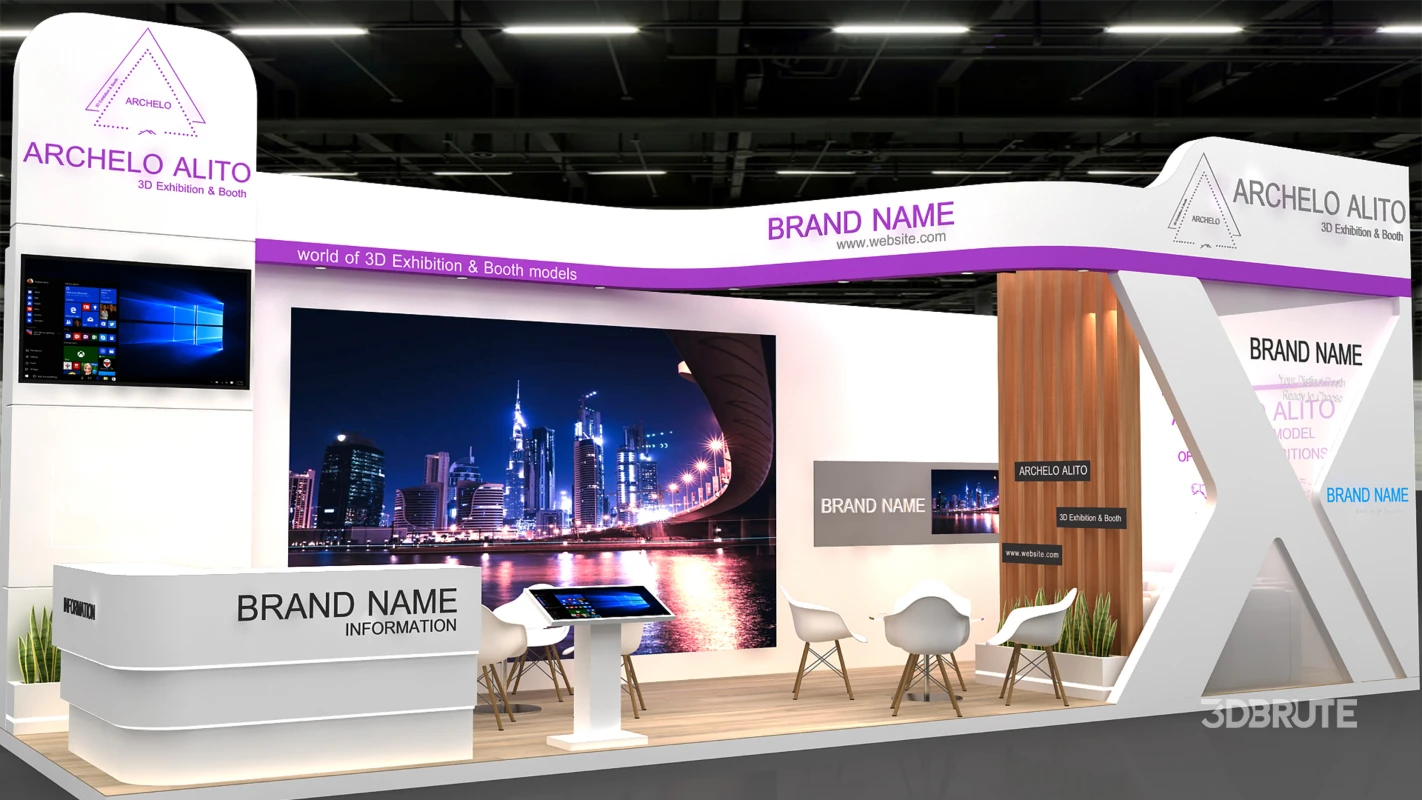 stand booth 2 side open Image 5