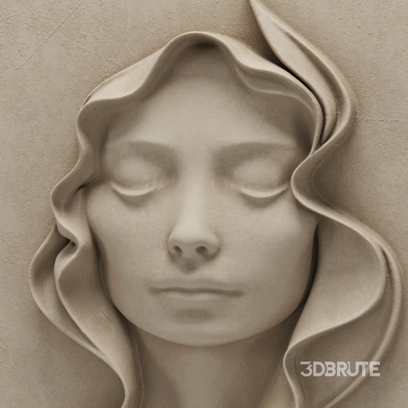 Girl_Face_Wall_Art Image 8