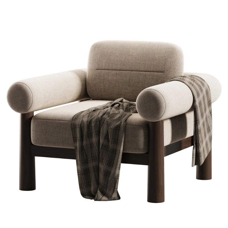 Maxton Chair in Grey Marl Pax Boucle Image 4