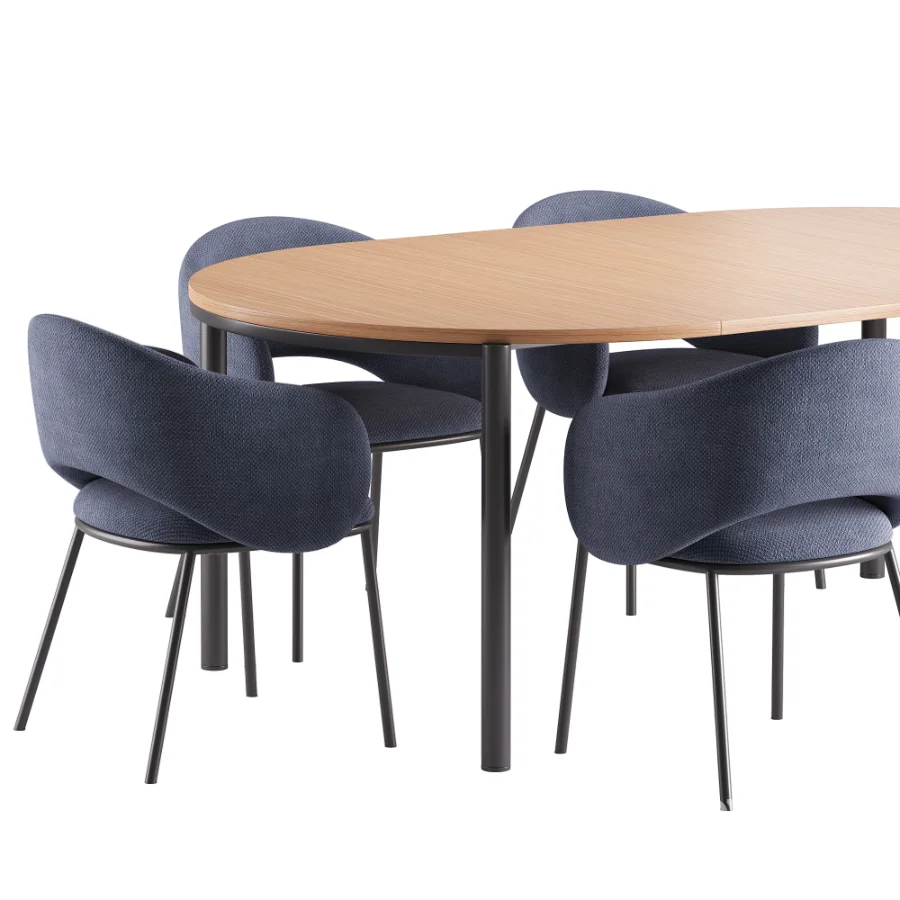 Maina Chair and Montuiri Extendable Table Image 6